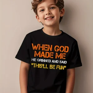 Novelty Aesthetic Graphic Kid T-Shirt